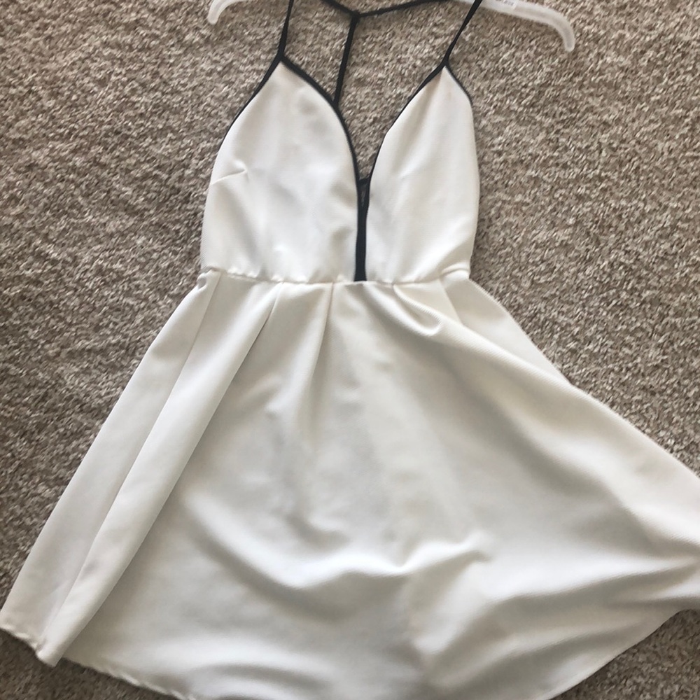 White cocktail dress